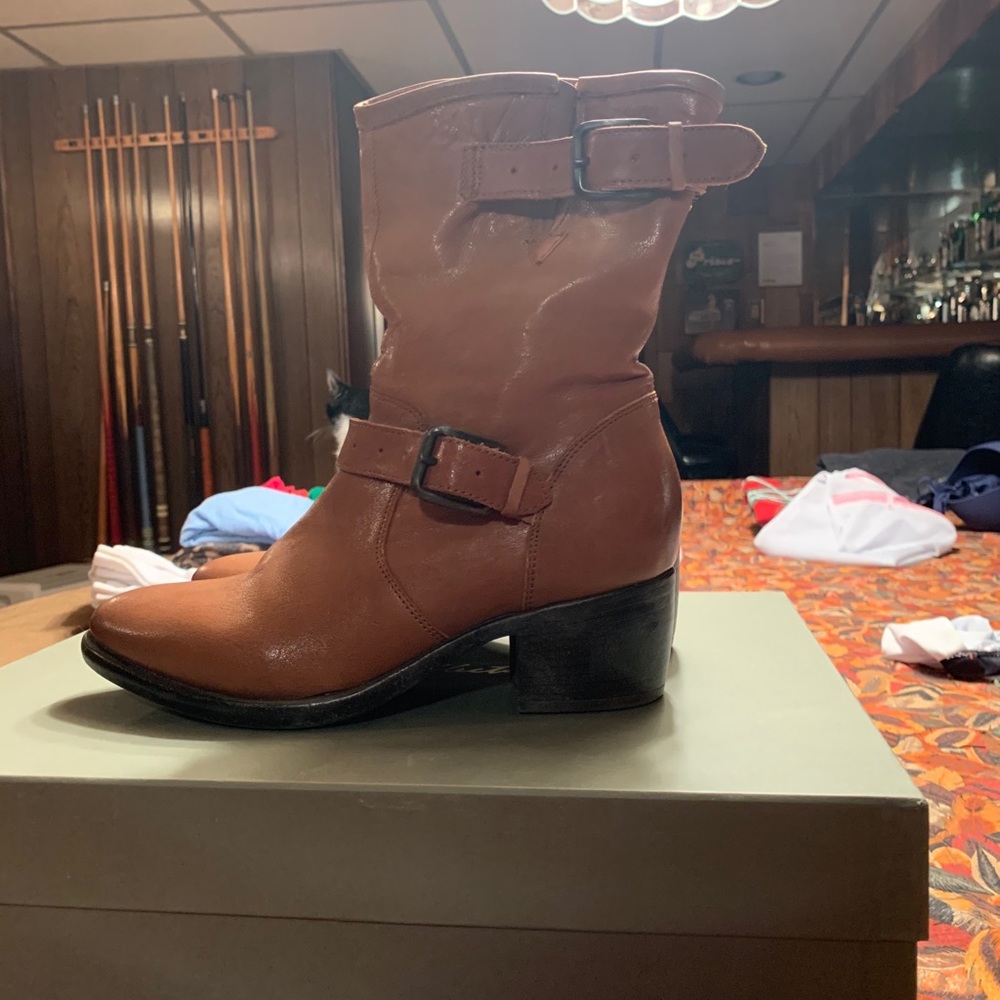 Brown Ugg collection boots. With box.